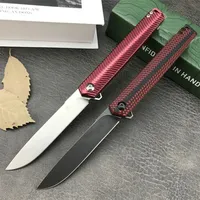 CEO K820 Lightweight Pocket Folding Knife 7cr13mov Blade Aluminum/G10 Handles EDC Outdoor Hiking Camping Hunting Survival Tools