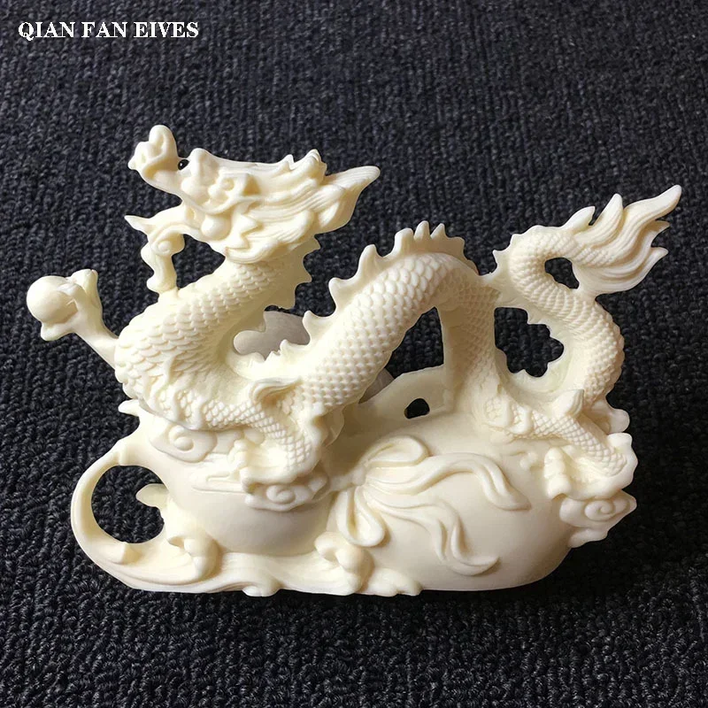 

Dragon Figurine Statue，Modern art sculpture，Exquisite carving，Chinese zodiac auspicious dragon，High-end home decoration statue