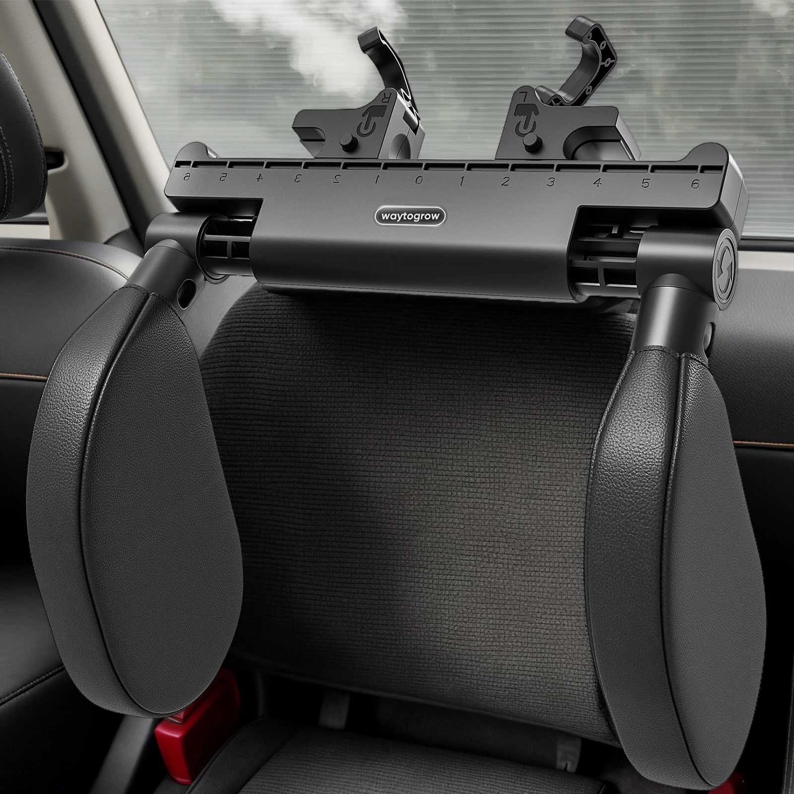 

Car Headrest Pillow 180 Adjustable Memory Foam Road Pal Headrest Car Neck Pillow Only Suitable for Car Seat Headrest with Poles