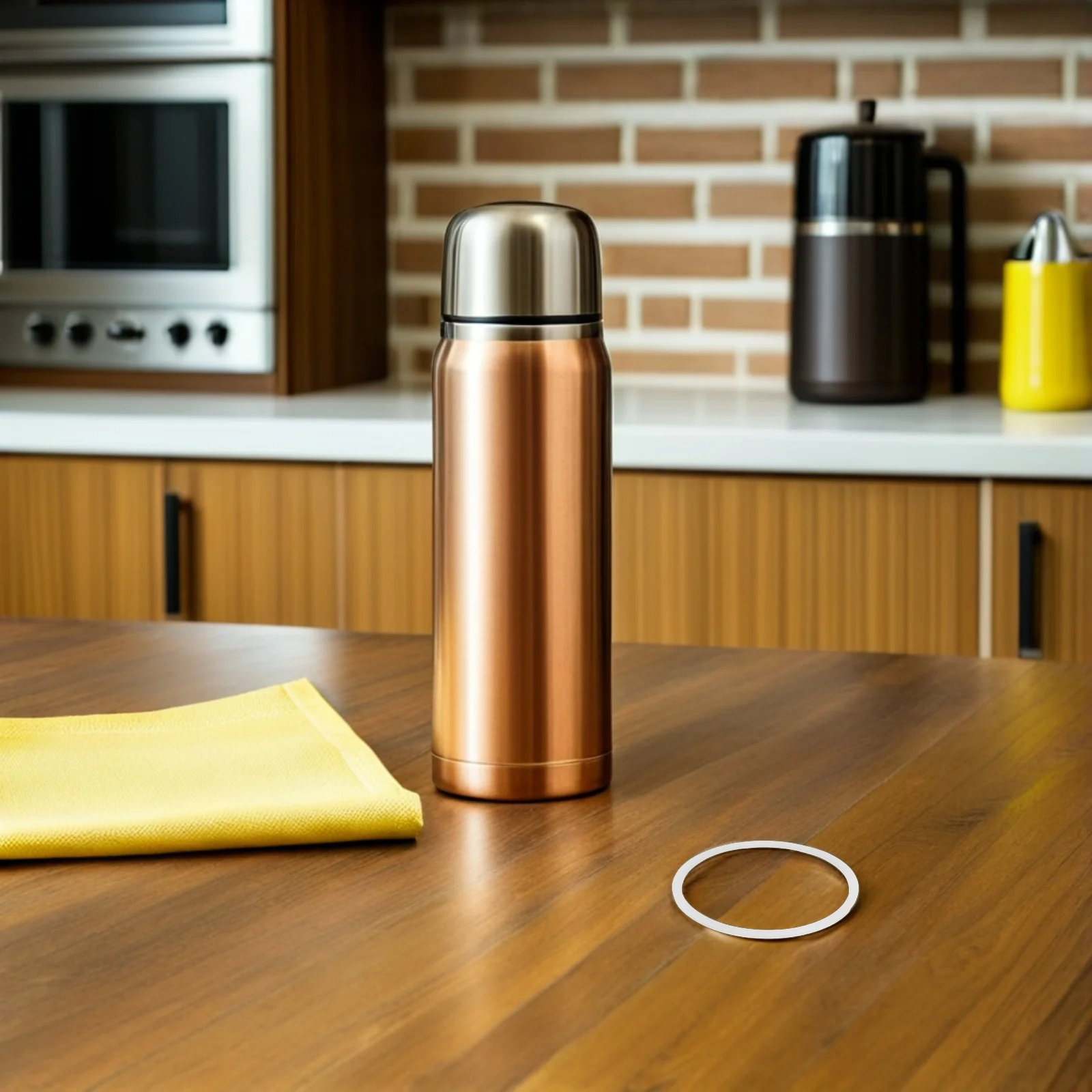 

6Pcs Insulated Tumbler Silicone Seal Gaskets Universal Leakproof Lid Replacement for 10 12 16 20oz Stainless Steel Bottles