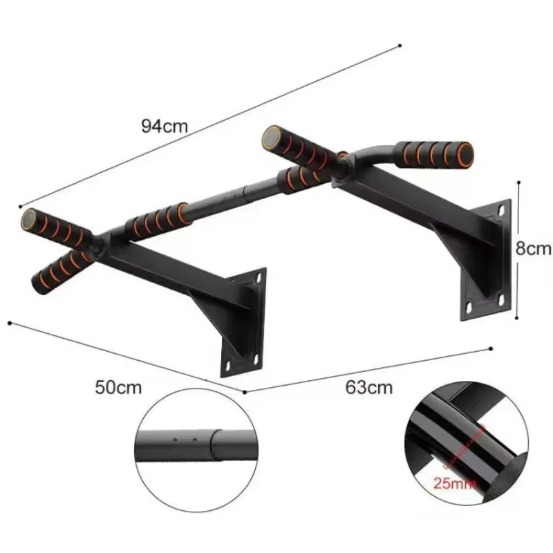 

Steel Parallel Bars Home Gym Freestanding & Wall-Mounted Pull up Bar