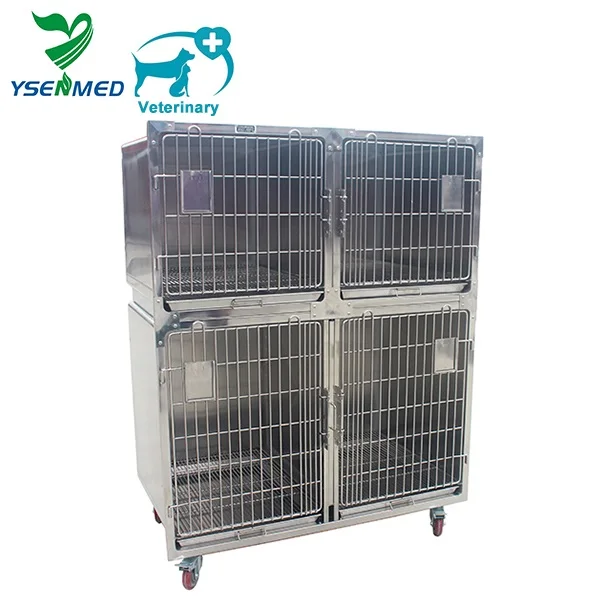 Wholesale Animal Use Veterinary Instruments Stainless Steel Veterinary Dog Cage