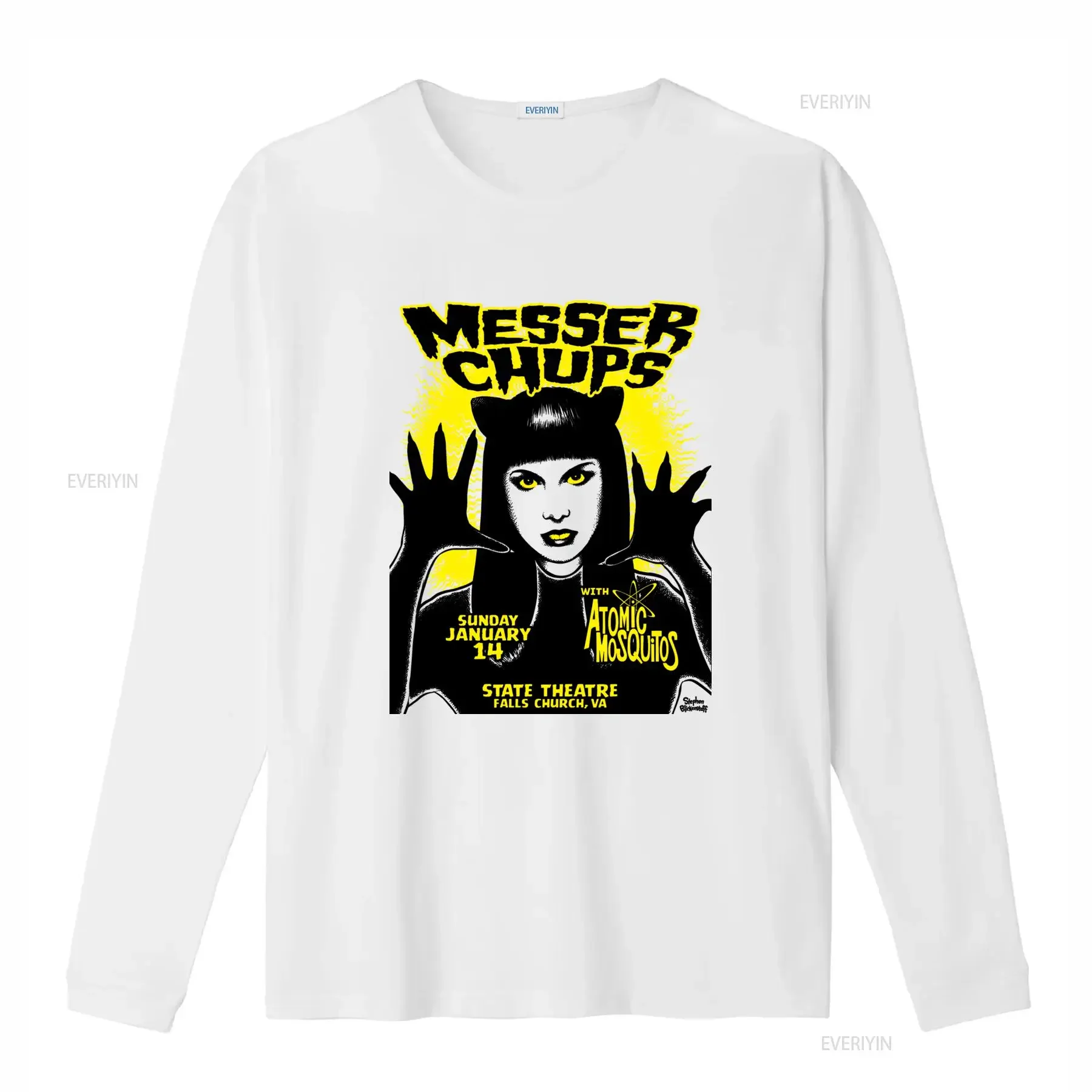 Messer Chups Atomic Mosquitos Concert T Shirt For Fans Halloween Party Sizes S 5XL vintage Washed graphic Comfortable Casual