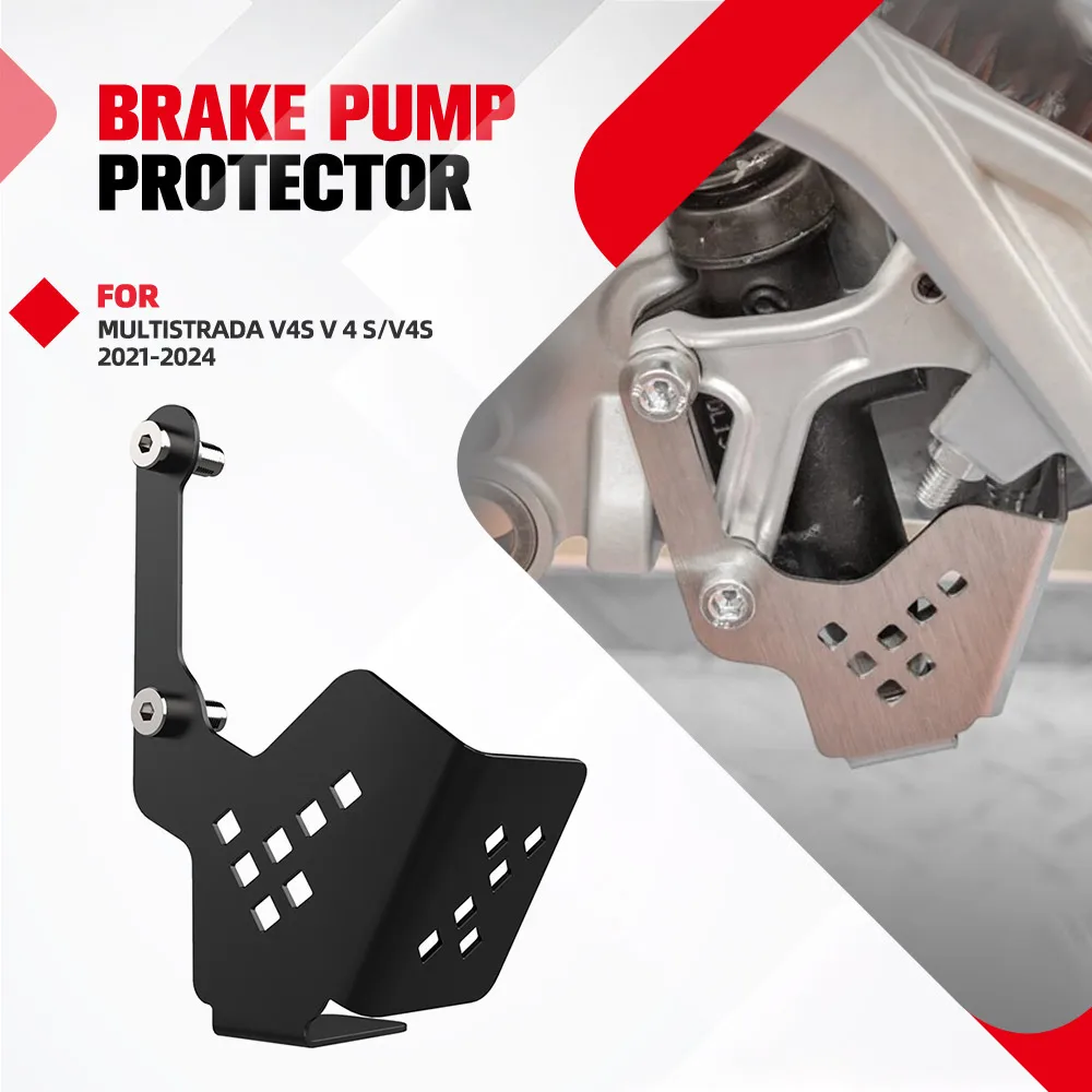 

Multistrada V4 Rear Brake Pump Protective Cover Guard For Ducati Multistrada V4S V 4 S/V4S 2021 2022 2023 2024 Motorcycle Parts