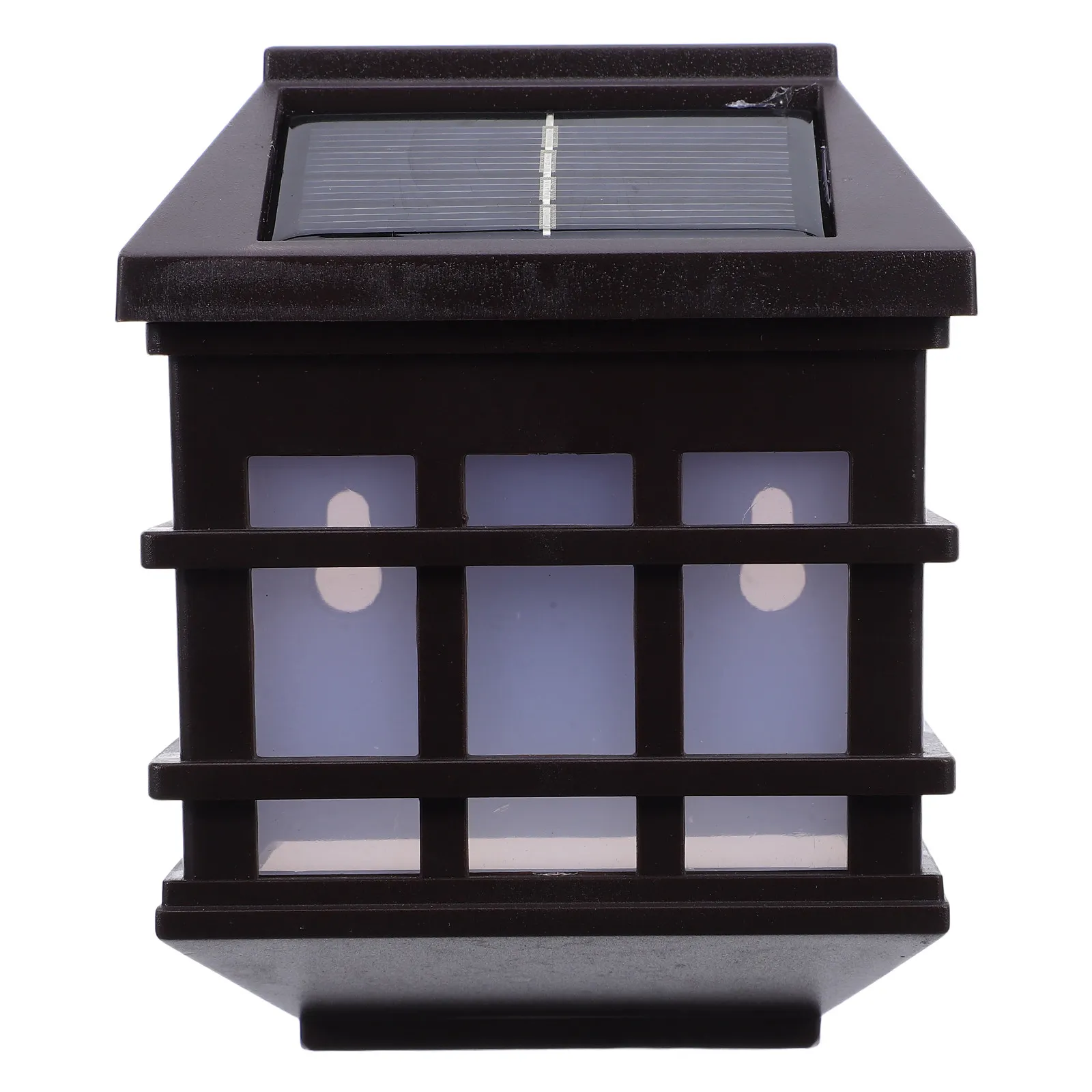 Solar Wall Lights Outdoor Waterproof LED Window Pane Design Auto Light Sensor for Garden Patio Yard