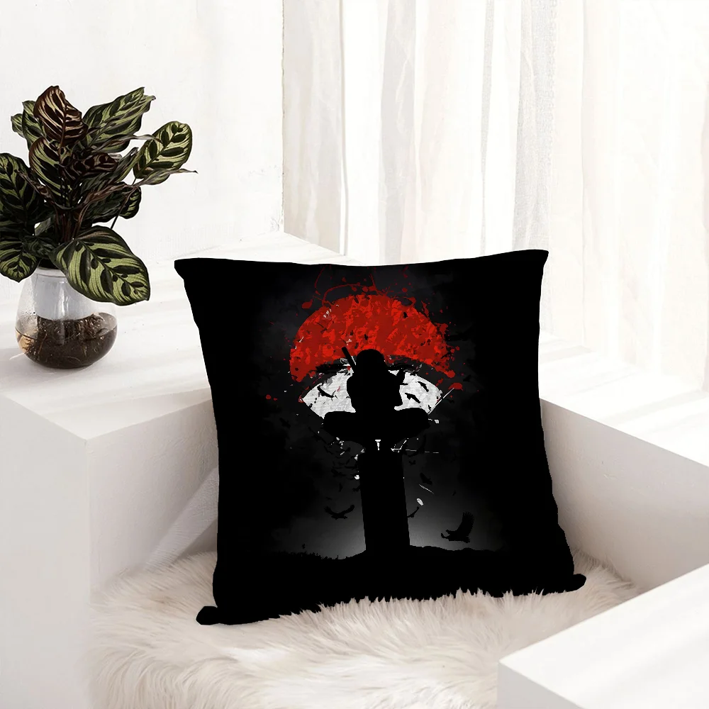 Anime N-N-Narutos Pillow Case Plush Fabric Soft  Pillowcase Double Sided Print  Sofa Cushion Cover Throw Pillow Cover