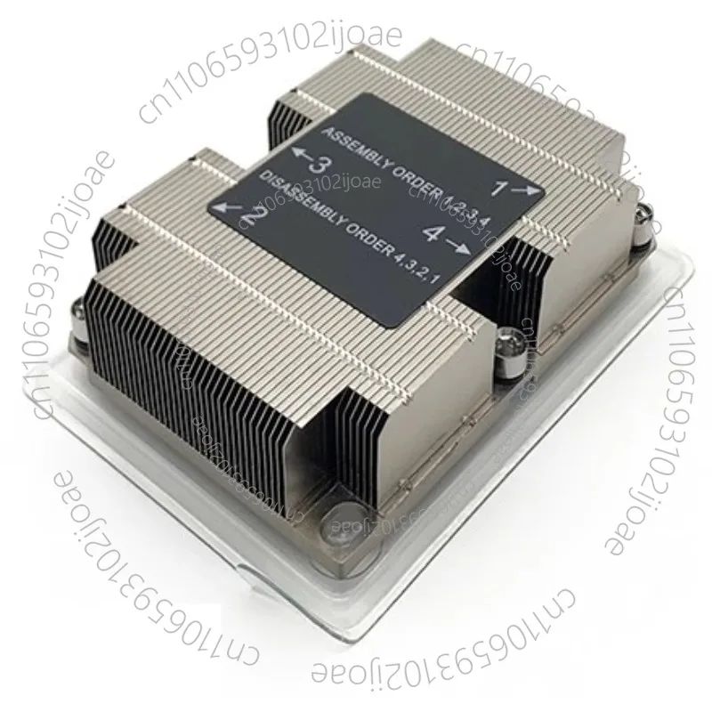 Suitable for Heat Pipe Square Rectangular LGA3647 3U 4U Side Blowing CPU Radiator Fan 205W