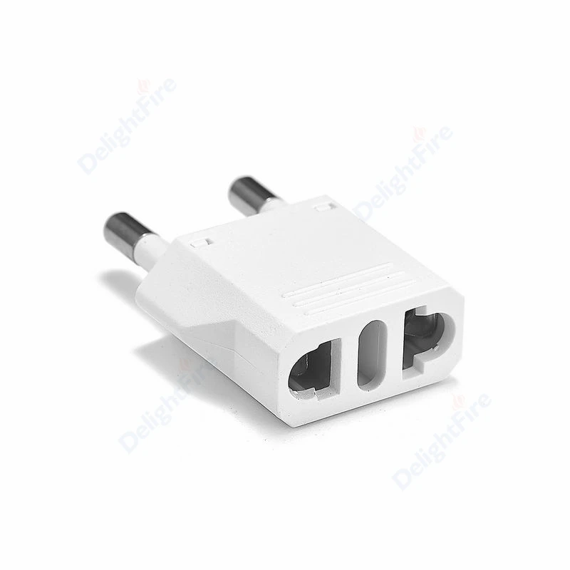 Adaptateur secteur US AU IT vers EU KR, 4.8mm, 2 broches, prise de voyage européenne, convertisseur AC, prise électrique, CE