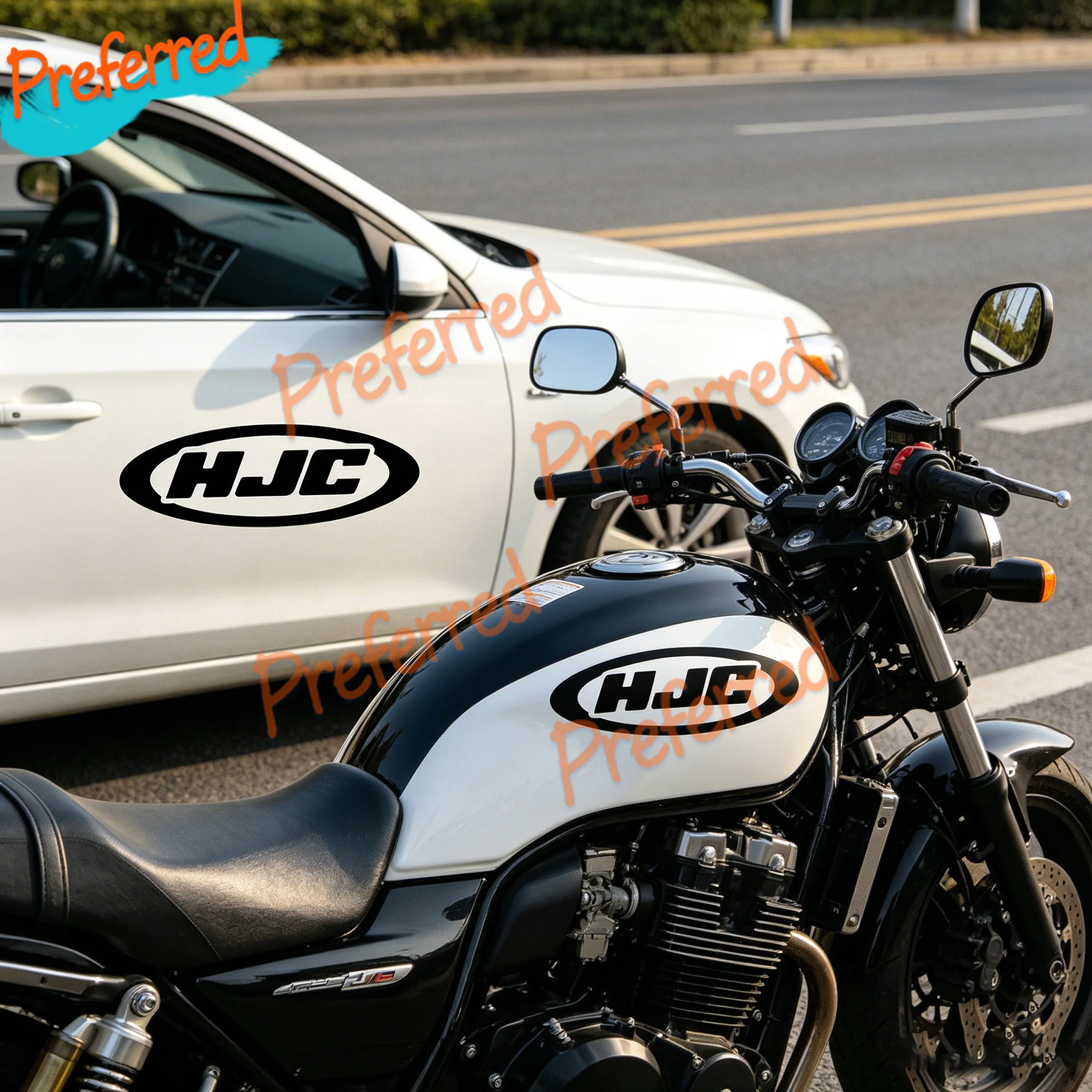 2 X PEGATINAS STICKER VINILO PACK HJC HELMETS CUSTOM AUFKLEBER VINYL Decal Customizable in Any Size No Background