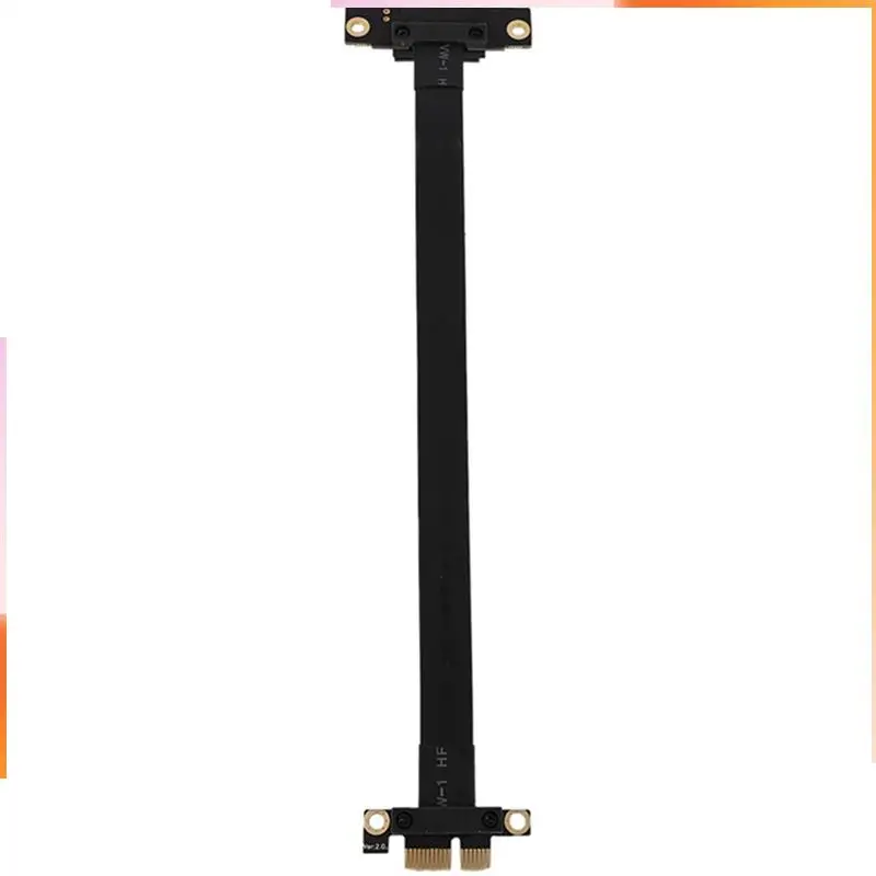 

A92Z 10X 90 Degree Pci-E Pci Express 1X To 1X Slot Riser Card Converter Extender Ribbon Adapter Extension Cable Pci-E X1