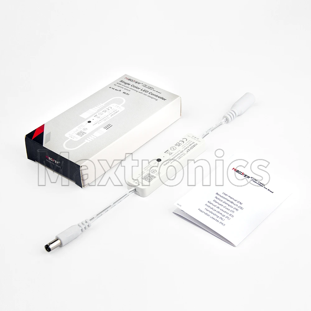 MiBoxer Mini Single Color LED Dimmer Controller MLR1 MLR2 MR2 2 in 1 2.4GHz Wireless Remote For DC12V 24V 6A LED Strip Light