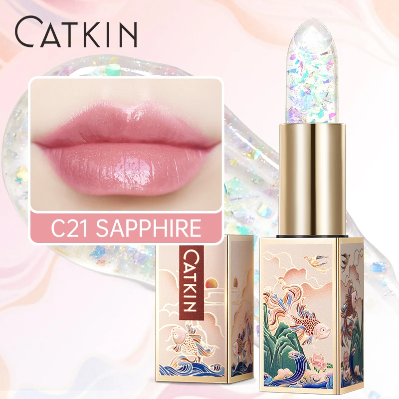 CATKIN SPARKLING LIP BALM MOONLIGHT COLOR-CHANGING LIP STICK - NEW SERIES image 3