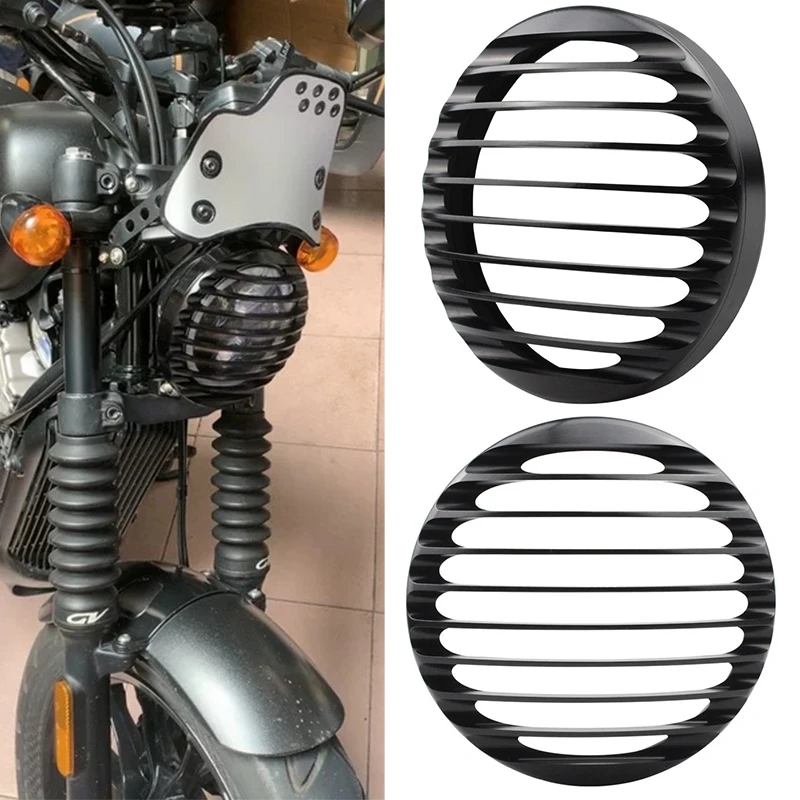 

Fit For Harley Davidson Sportster XL 883 1200 2004-2014 Motorcycle Accessories Headlight Grille Cover Front Lamp Grill Guard