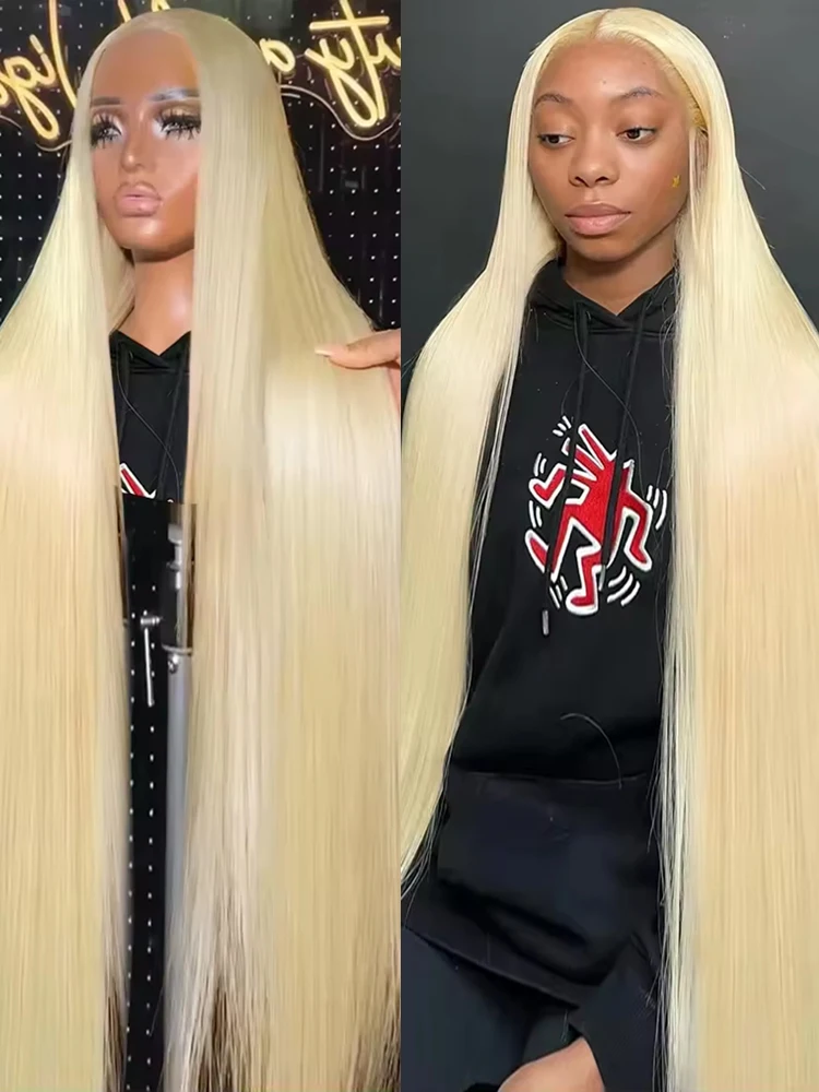 

Ready To Wear 613 Honey Blonde 5x5 Glueless Wigs Bone Straight 13x4 13x6 Transparent HD Lace Frontal Human Hair Wigs For Women