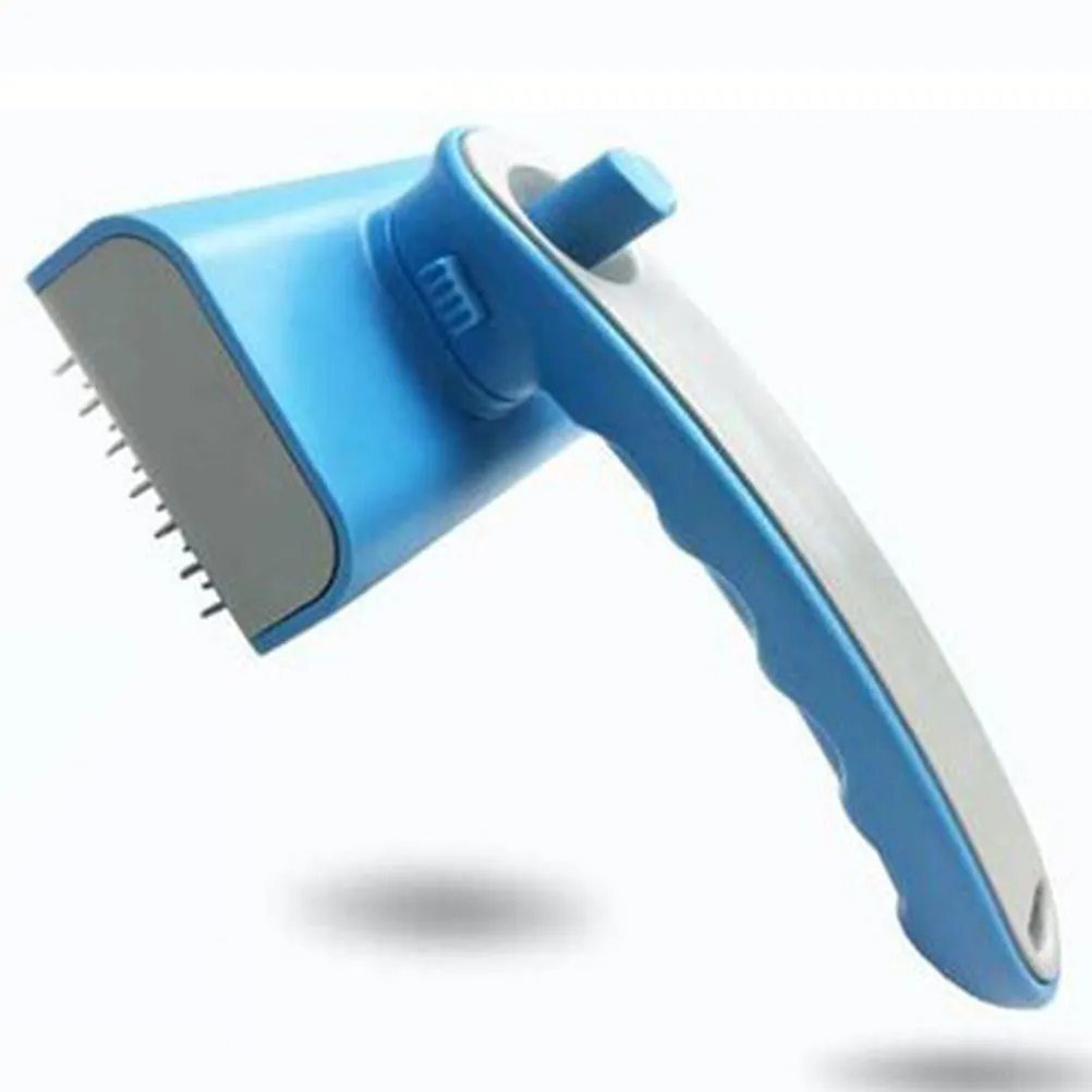 Slicker Brush for Pets Dogs Cats Tangle Knot Dander Removal Grooming Tool with Anti Slip Handle Retractable Bristles Pet Hair