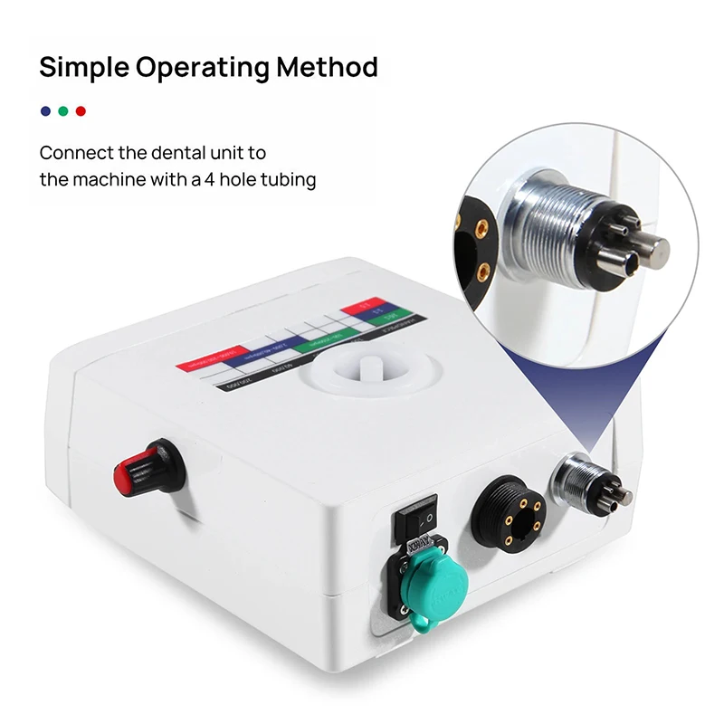 

Dental Electric Micro Motor with Water Tank Fiber Optic Handle Internal Water Spray Multifunctional Electric Motor Equipment