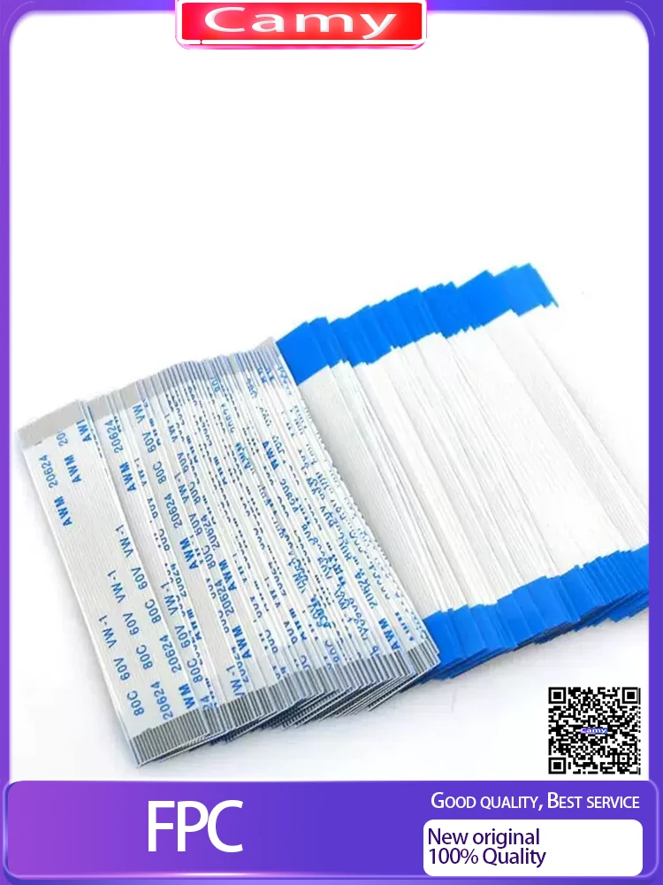 AWM 20624 80C 60V VW-1 FFC FPC Flat flexible cable 1.25mm 4 6 8 10 12 14 16 18 20 22 24 26 30 32 34 40 38 40 45 50 54 60 Pin 2ps