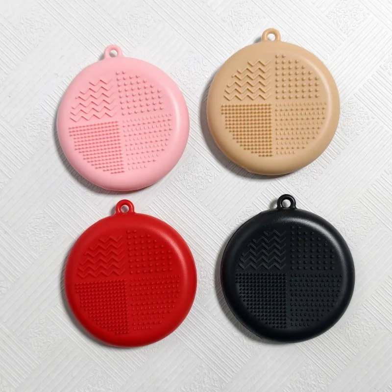 1 stks make-up spons houder milieuvriendelijke siliconen multi-gat schoonheid ei opbergdoos reizen draagbare cosmetische bladerdeeg houder doos