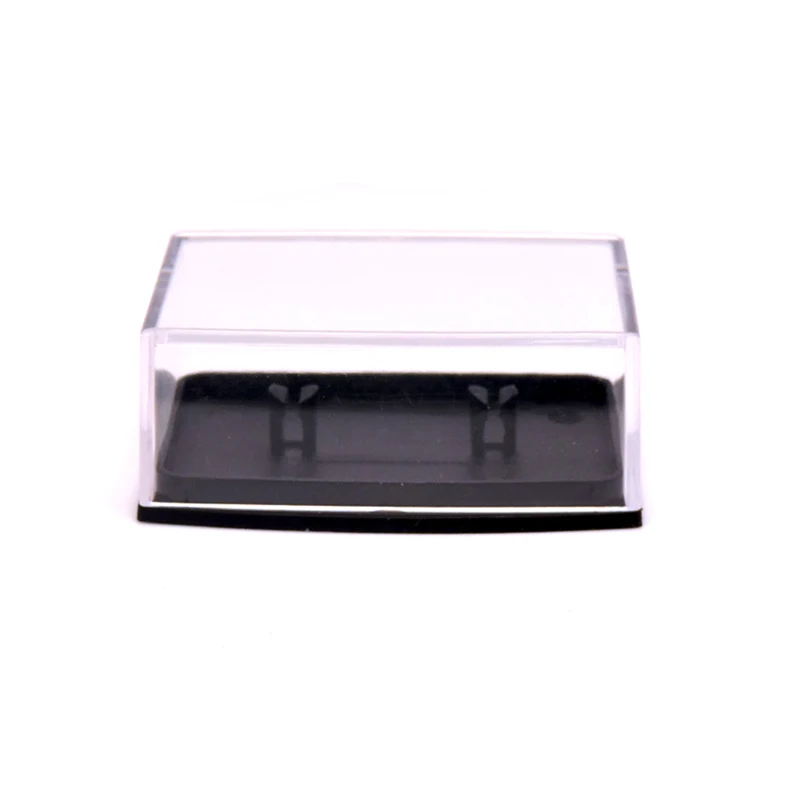 Wholesale Black Cufflinks Gift Box High quality Men Shirt square jewelry Transparent box 60*43*25 MM