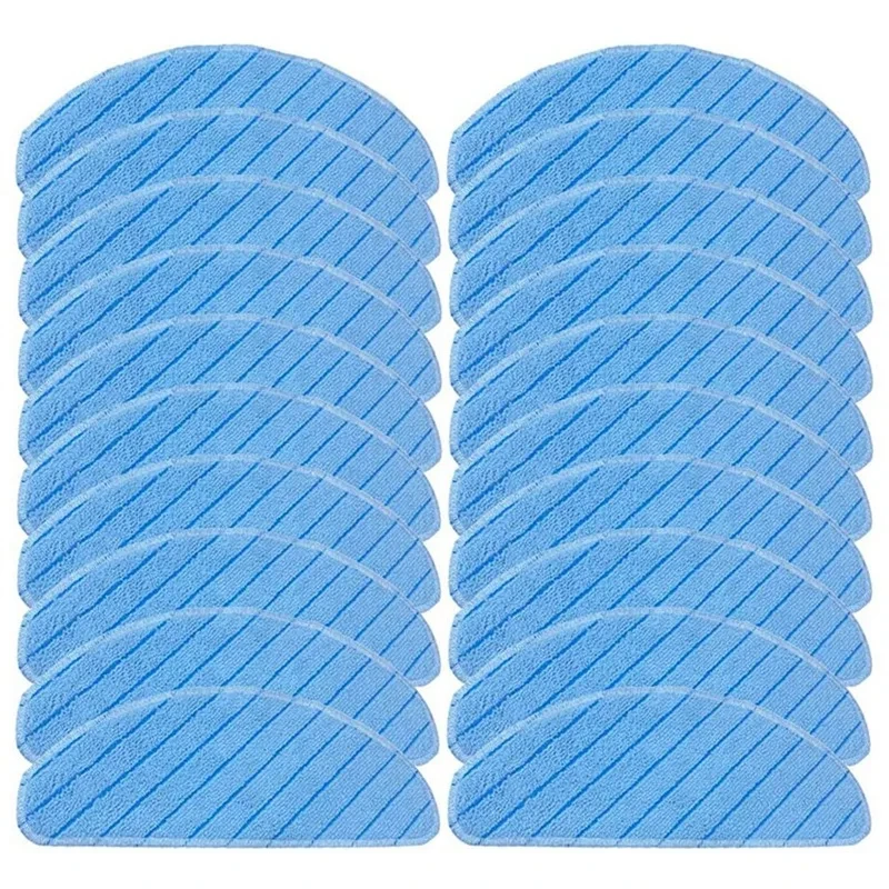 Promotion! 20Pcs Washable Mop Cloth Pads For Ecovacs Deebot T8 T9 AIVI T9 Model T9 Series Robot Vacuum Cleaner Mop Replacement