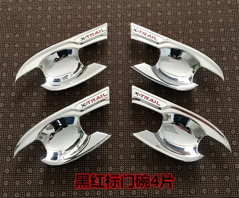 For Nissan X-trail T32 2014-2017 2018 2019 2020 ABS Chrome Car Styling Door Handle Cover Door Handle Bowl Trim  Accessories