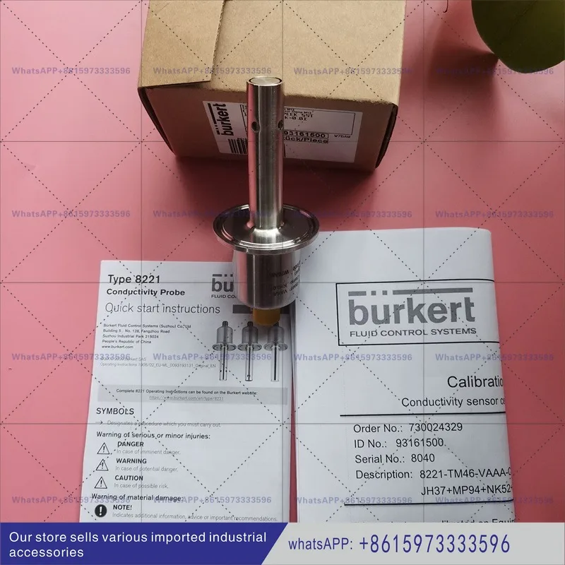 93161521 Conductivity 8221 4 electrodes + PT1000, K = 0.36, snap