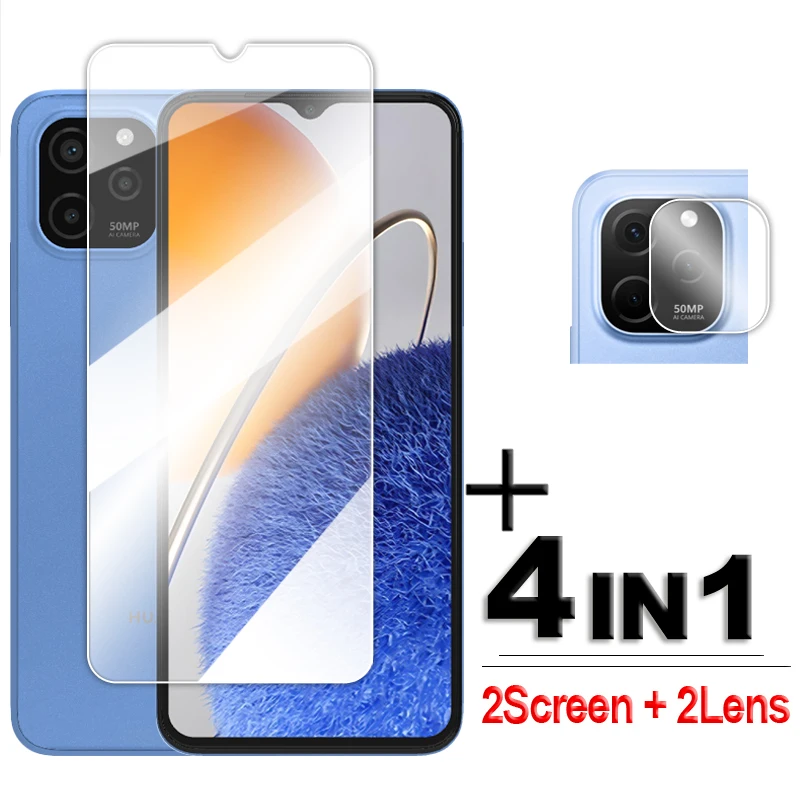 

For Huawei Nova Y62 Glass 6.52 inch Full Glue Clear Screen Protector For Nova Y61 Y62 Plus Tempered Glass For Nova Y62 Lens Film