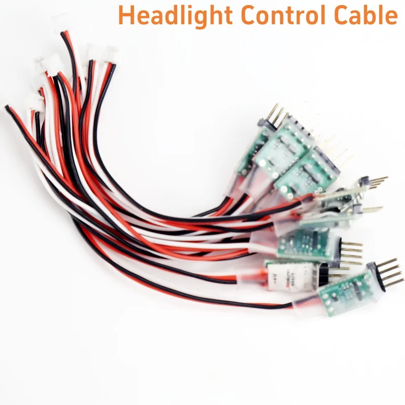 

10Pcs 3CH RC Light Controller XH1.5 Plug LED Switch Panel System Turn For RC Car Vehicle RC Mini Car Fixed Wing Aircraft Parts