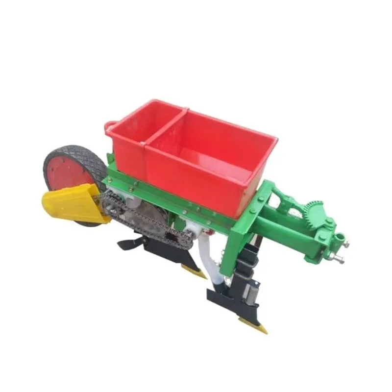 Walking tractor Corn planter Realize small 4-row corn planter with fertilizer machine