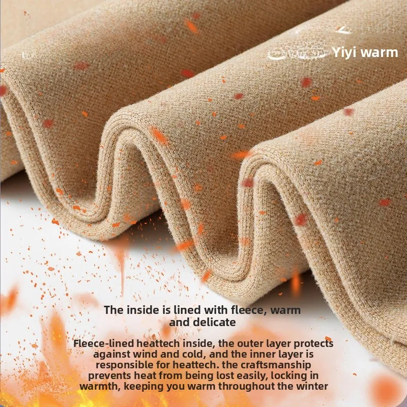 ارتفاع الخصر Fce اصطف اليوغا السراويل النسائية جلد arkskin ملابس خارجية الخريف الشتاء تنورة دافئة السراويل قطعتين الزي الحراري