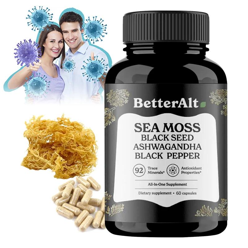 Sea Moss Supplements Help Maintain Energy, Stamina and Overall Well-being, Daily Performance and Immune Health