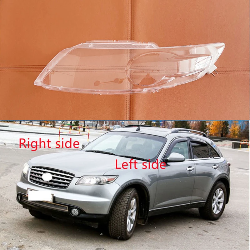 

For Infiniti FX35 F45 2004 2005 2006 2007 Car Headlight Shell Headlight Cover Headlamp Lens Headlight Glass Auto Shell Cover