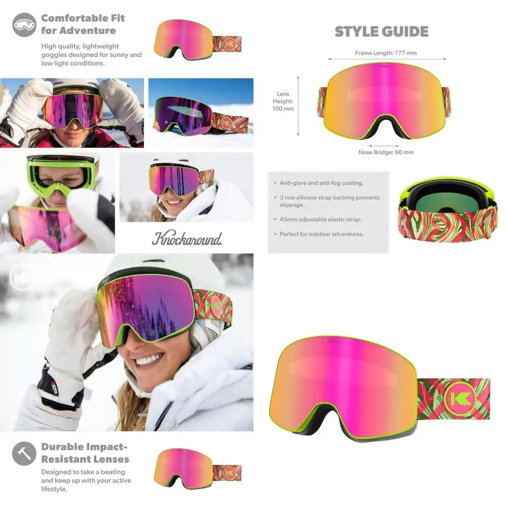 

Очки унисекс для лыж/снеуборда с антибликовым покрытием и противотуманным покрытием, защита от UV400