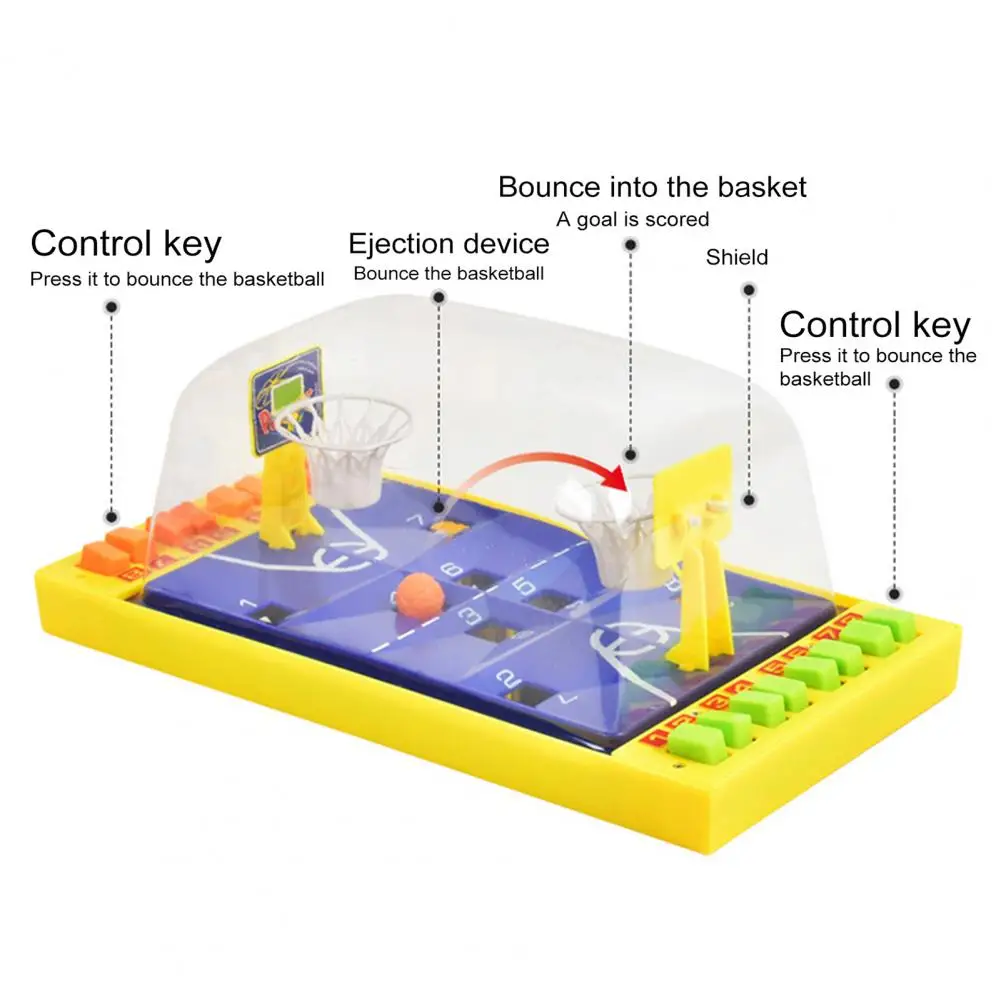 لعبة كرة السلة التي تعمل بالدفع بالإصبع، لعبة كرة السلة التعليمية للاعبين، لعبة إطلاق دفع الإصبع مع محكمة صغيرة للداخل