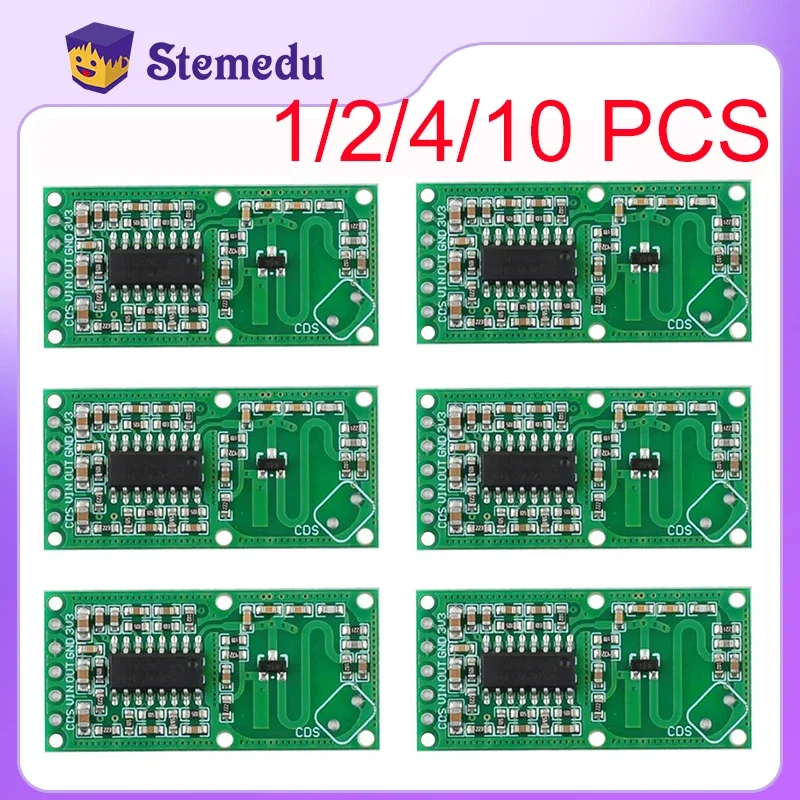 

1/2/4 PCS RCWL-0516 Microwave Radar Sensor Module Human Body Induction Switch Module Intelligent Sensor 3.3 for Arduino DIY