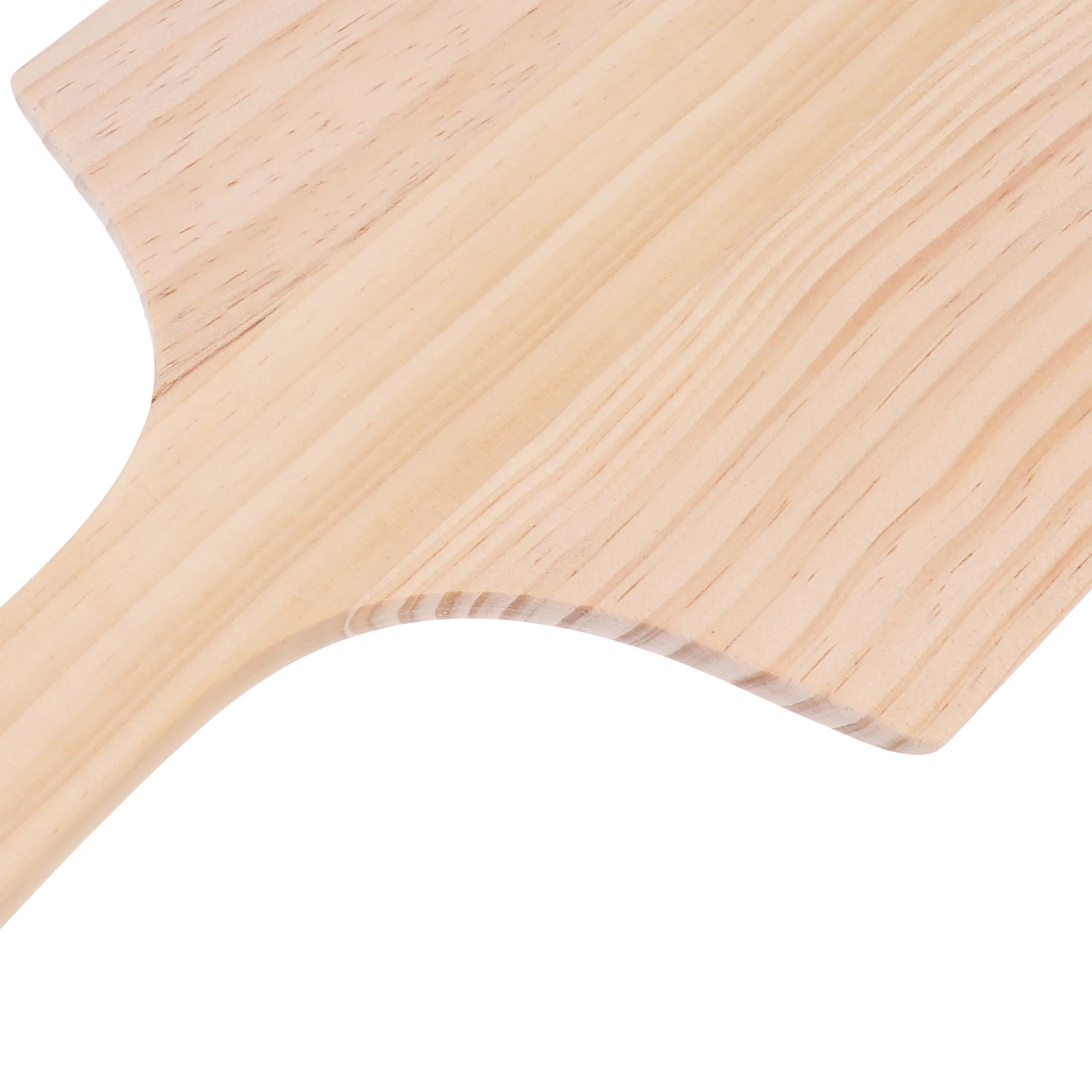 1pc Wooden Pizza Peel 9 Inch Solid Wood Pizza Tray Natural Grain Eco Friendly Kitchen Tool Pizza Shovel Serving Board For - Image 2