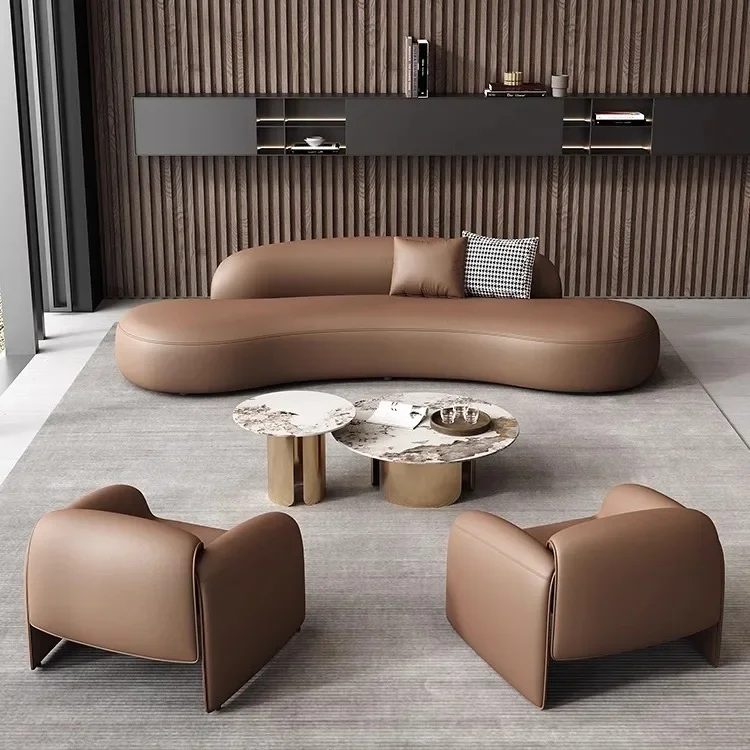 Reception Negotiation Sofa Hotel Lobby Card Seat VIP Club Exhibition Hall Meeting Guest Sales Office Sofa Combination