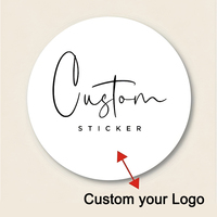 Customizable Photo Stickers with Multicolor Logos - Durable Waterproof Labels for Promotional Events & Corporate Gifts
