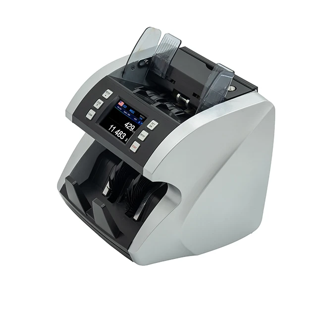 

The latest touch screen front mounted single CIS multi-currency mixed value currency counter