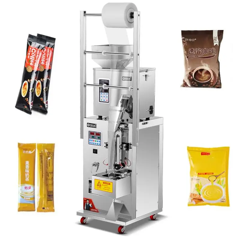 Fully Automatic Vertical Rice Grain Nuts Popcorn Potato Packing Machine Chips Tea Bags Sachet Multi-function Packaging Machines