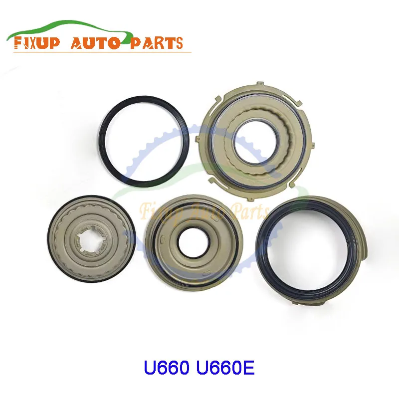 

5PCS/Set U660 U660E Auto Automatic Transmission Piston Kit For Lexus Toyota RAV4 Highlander Auto Gearbox Piston Repair Kit