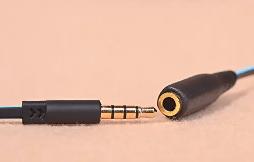 Vmota-Cabo de áudio com controle remoto em linha, microfone, controle de volume universal para Apple,Android 1.0 M, linha estendida, preto, 3,5mm