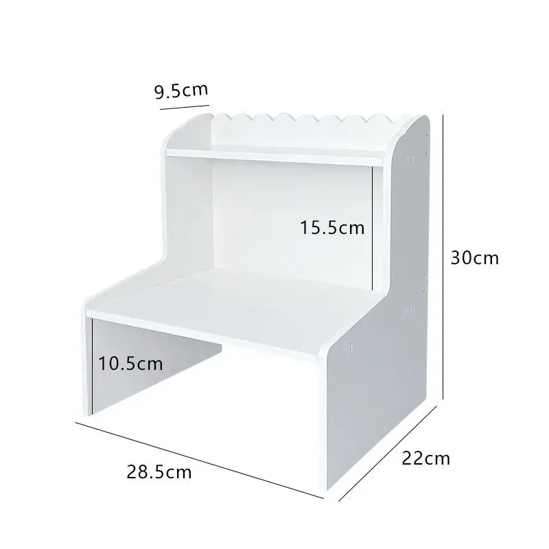 Estante de mesa simples Racks de treliça múltipla Rack de exibição para dormitório, casa, quarto, diversos, armazenamento de mesa, novo, 2 camadas