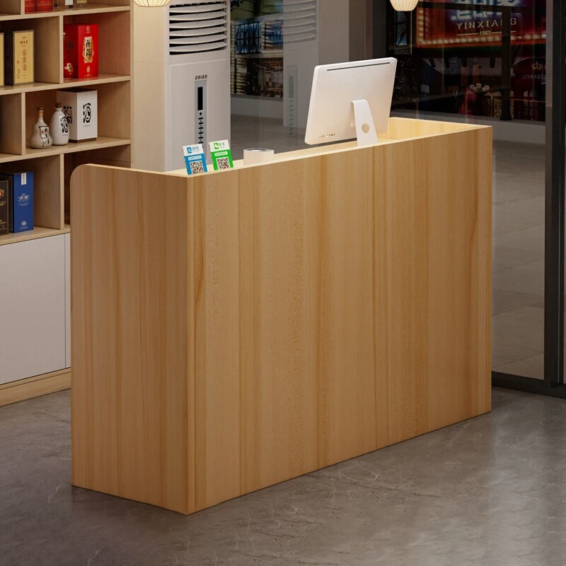 Coffee Hairdressing Reception Desk Beauty Salon Work Small Modern Reception Desk Counter Mesa De Centro Commercial Furniture