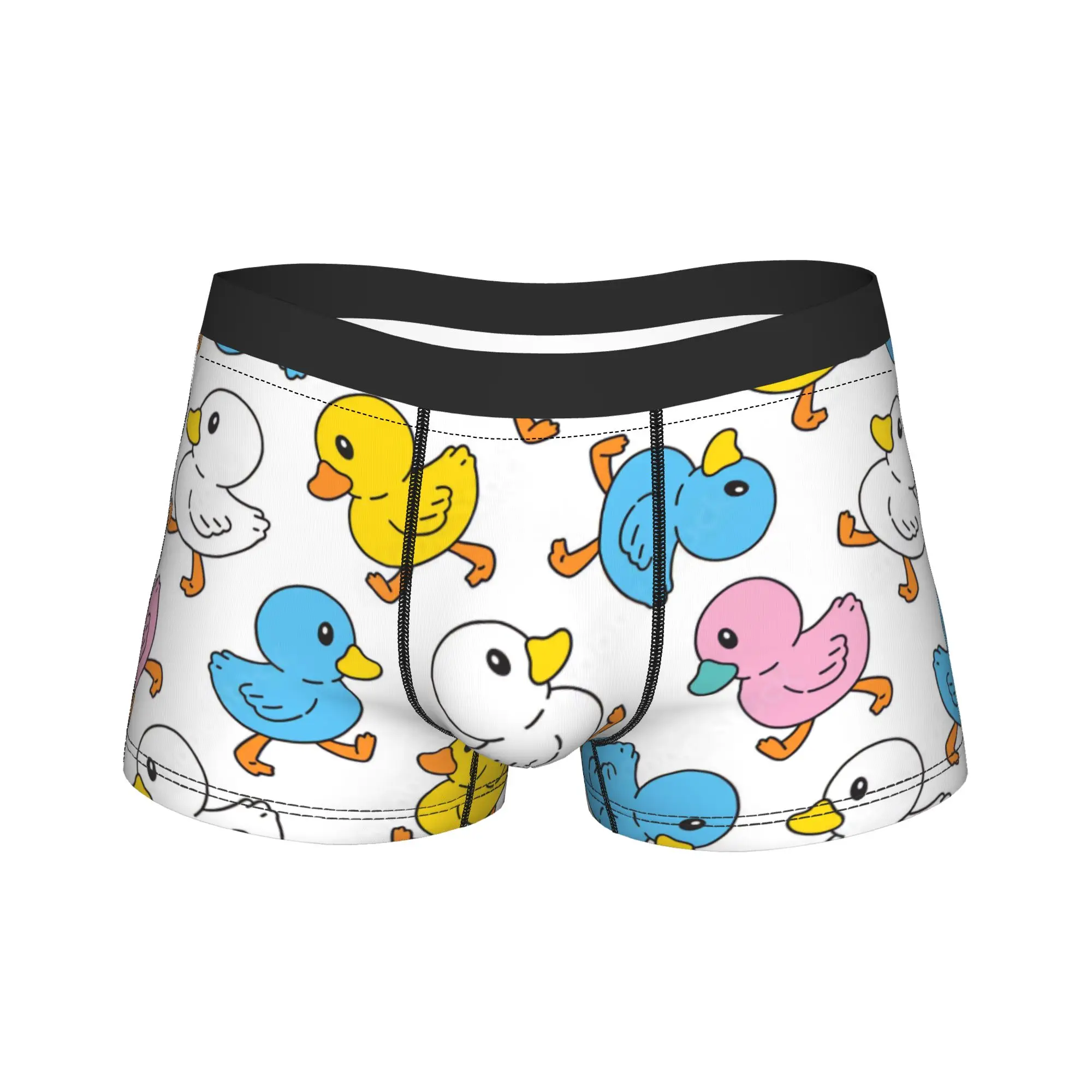 Duck seamless pattern rubber duck Underwear  Design Trunk Quality Men Underpants Novelty Shorts Briefs Gift