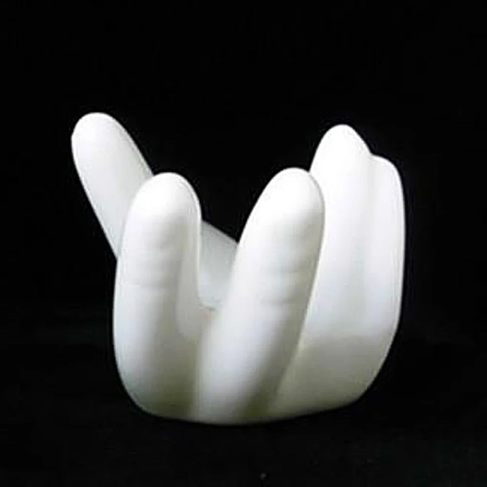 

3Pcs Ocarina Display Accessories Ceramic Base Holder Hand Shaped Collector for 6 Holes /12 Holes Ocarina Flute Musical Instrumen