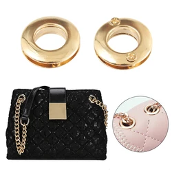 2pcs Screw Air Eyelet Round Eyelet Button Bag Accessory Gold Leather Craft Accessory Shoe Clothes Jeans Decoration Screw Back