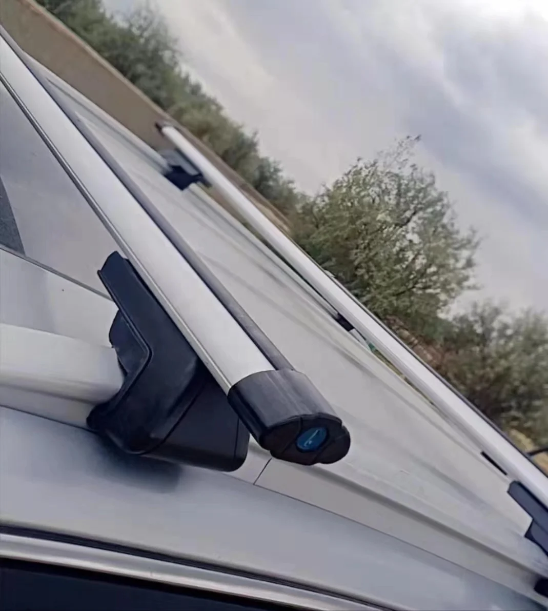 SUV Crossbar Roof Rack for Cars Commercial Grade Crossbar Luggage Frame with Side Pedal for Car Racks and Luggage Storage