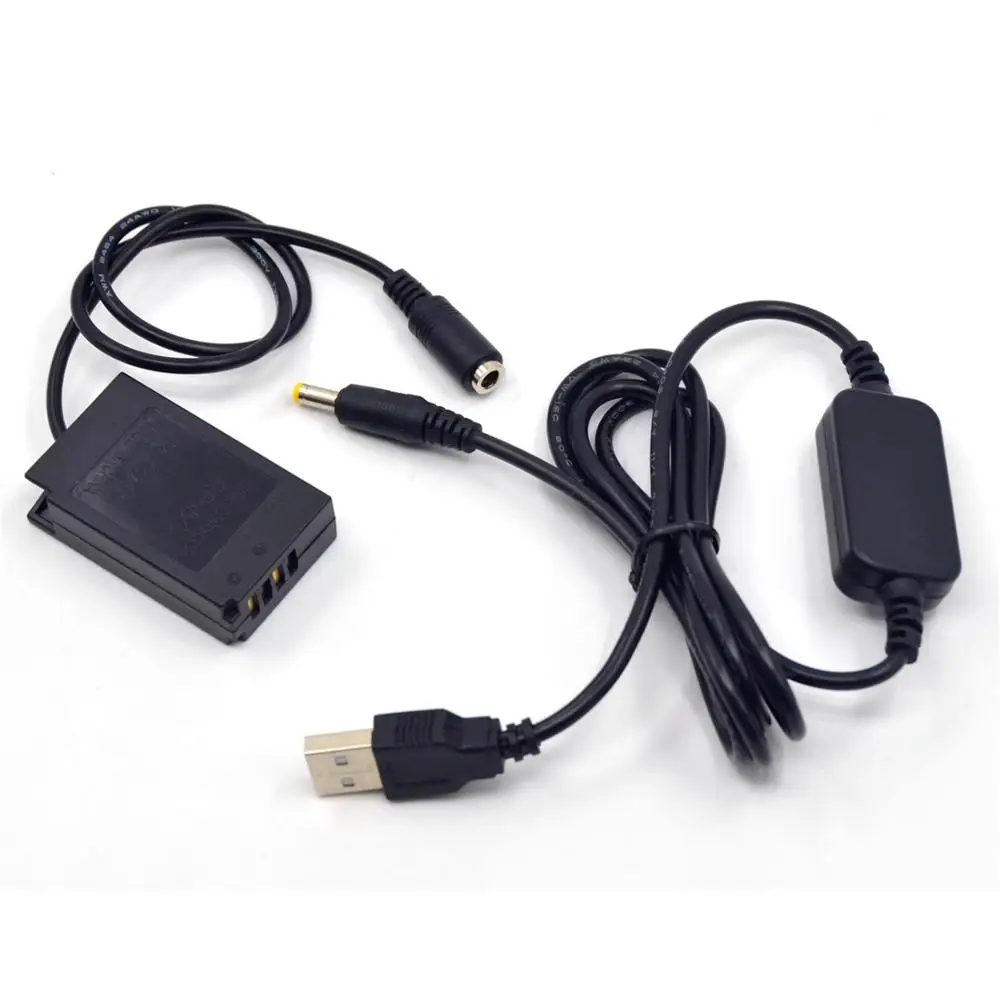 Power Bank 5V USB Cable Adapter + EP-5C DC Coupler EN-EL20 ENEL20 Dummy Battery for Nikon 1J1 1J2 1J3 1S1 1AW1 1V3 p1000