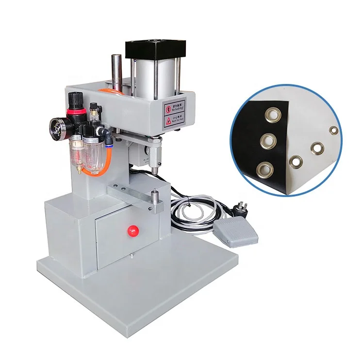 Pneumatic  Manual Eyelets Punching Grommet Machine